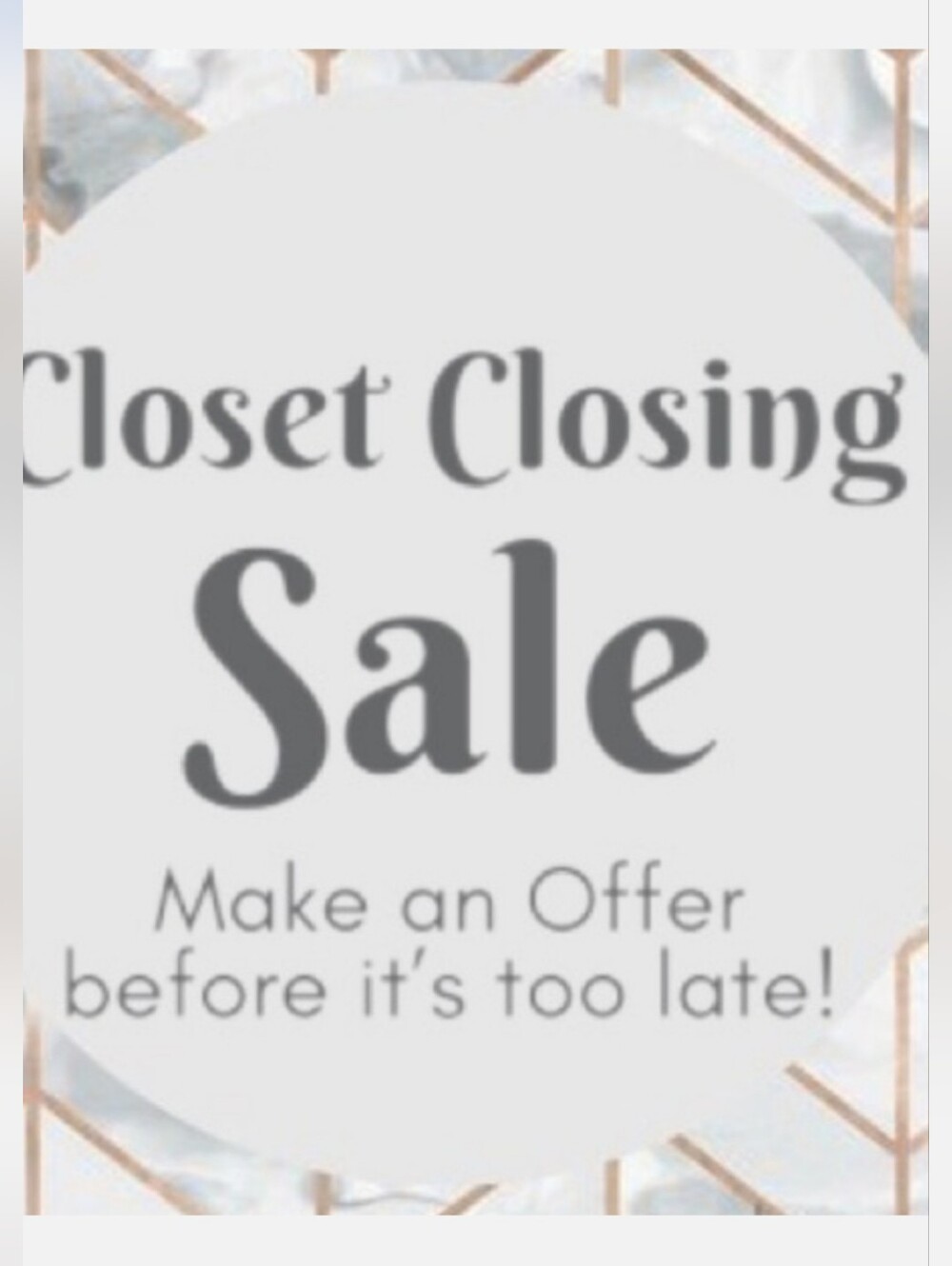 Closet Is Closed!!!